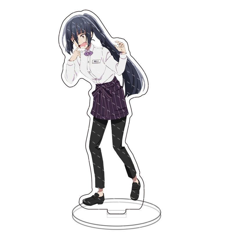 ZOMBIE LAND SAGA Two Sided Acrylic Stand Figures Model Plate Hoshikawa Lily Minamoto Sakura Standing Sign Desk Decor