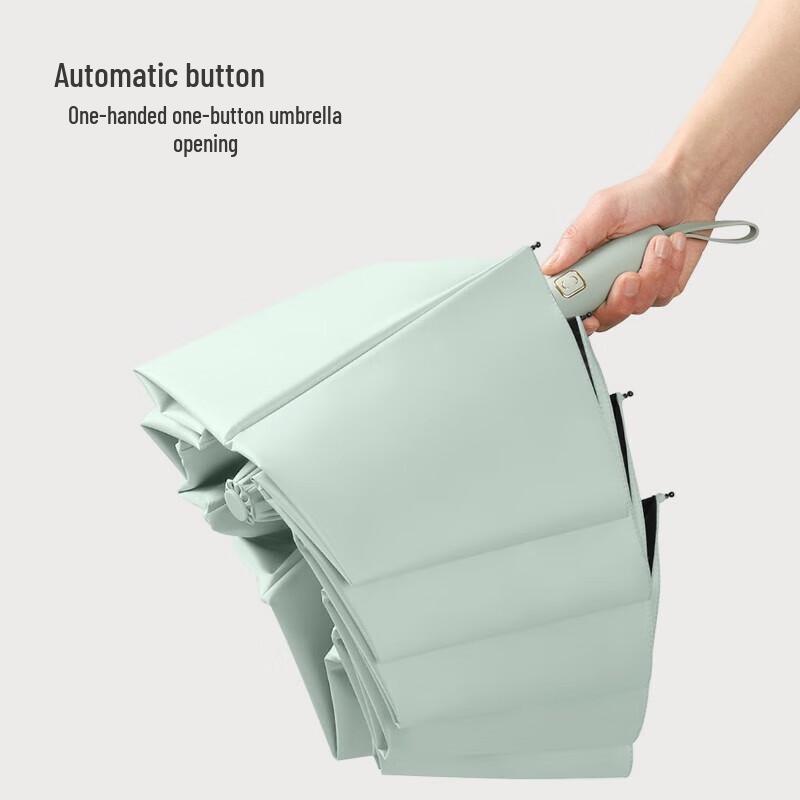 MAYDU Automatic Three-Fold UV Sun/Rain Umbrella