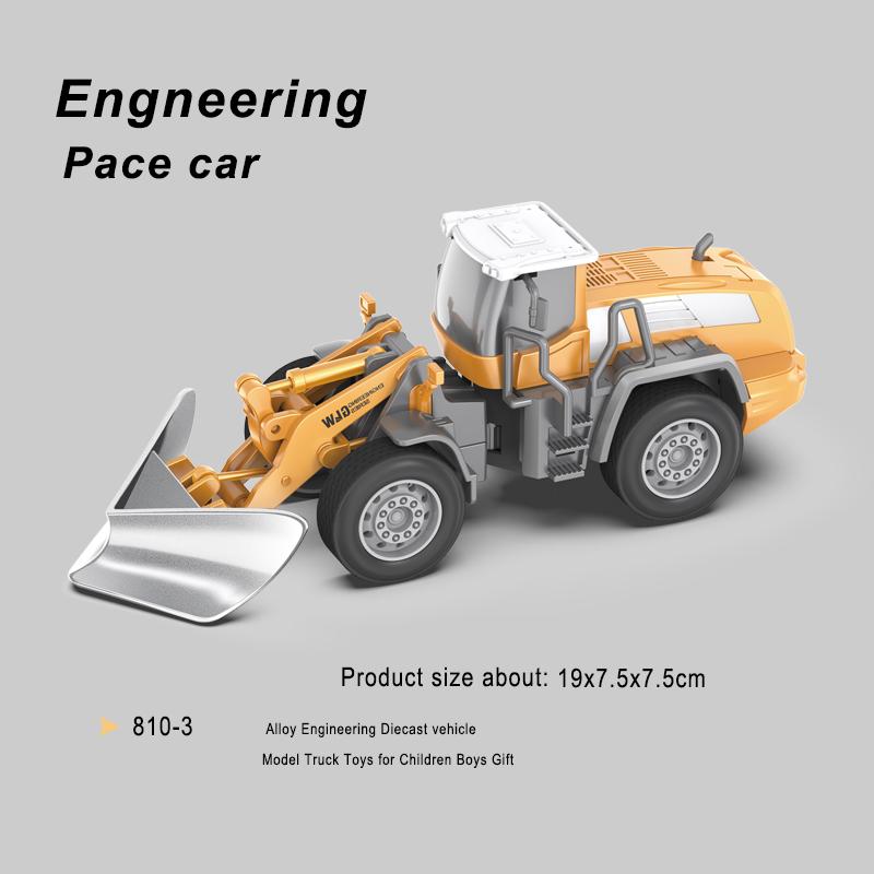 1:55 11 Styles Scale High Simulation Alloy Toys Diecast Loader Bulldozer Excavator Engineering Truck Construction Boys Gifts