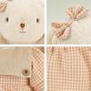 Hug Baby Lily Long-Eared Rabbit Plush Toy: Cute Pendant Doll In Baby Clothes for Children and Girls' Birthdays