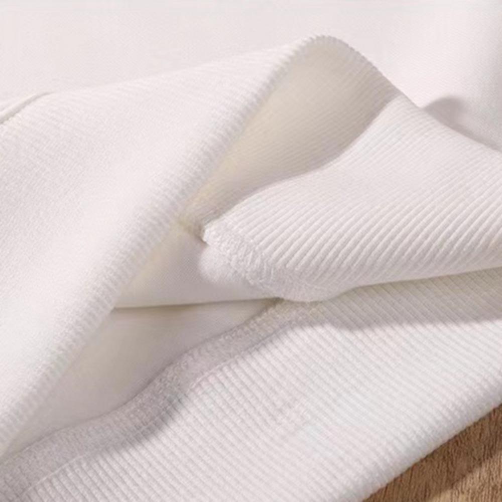 Kvinner Menn Uformell hettegenser Ensfarget genser Mote Vinter Høst Uformell gensere Pullover Streetwear