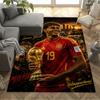 Lamine Yamal's Spain's Golden Moment Floor Mat Suitable for Outdoor Dining Room Kitchen Living Rooms Anti-slip Rug Office Home Decor Wedding Party Gif