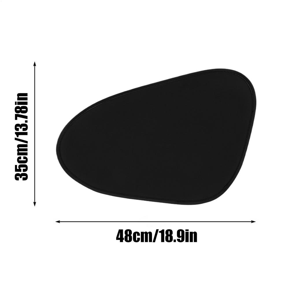 Summer Electrostatic Sun Visor for Car Side Window 4-Layer Sun Shade Curtains Anti-Glare UV-Blocker Auto Sun Protection Cover