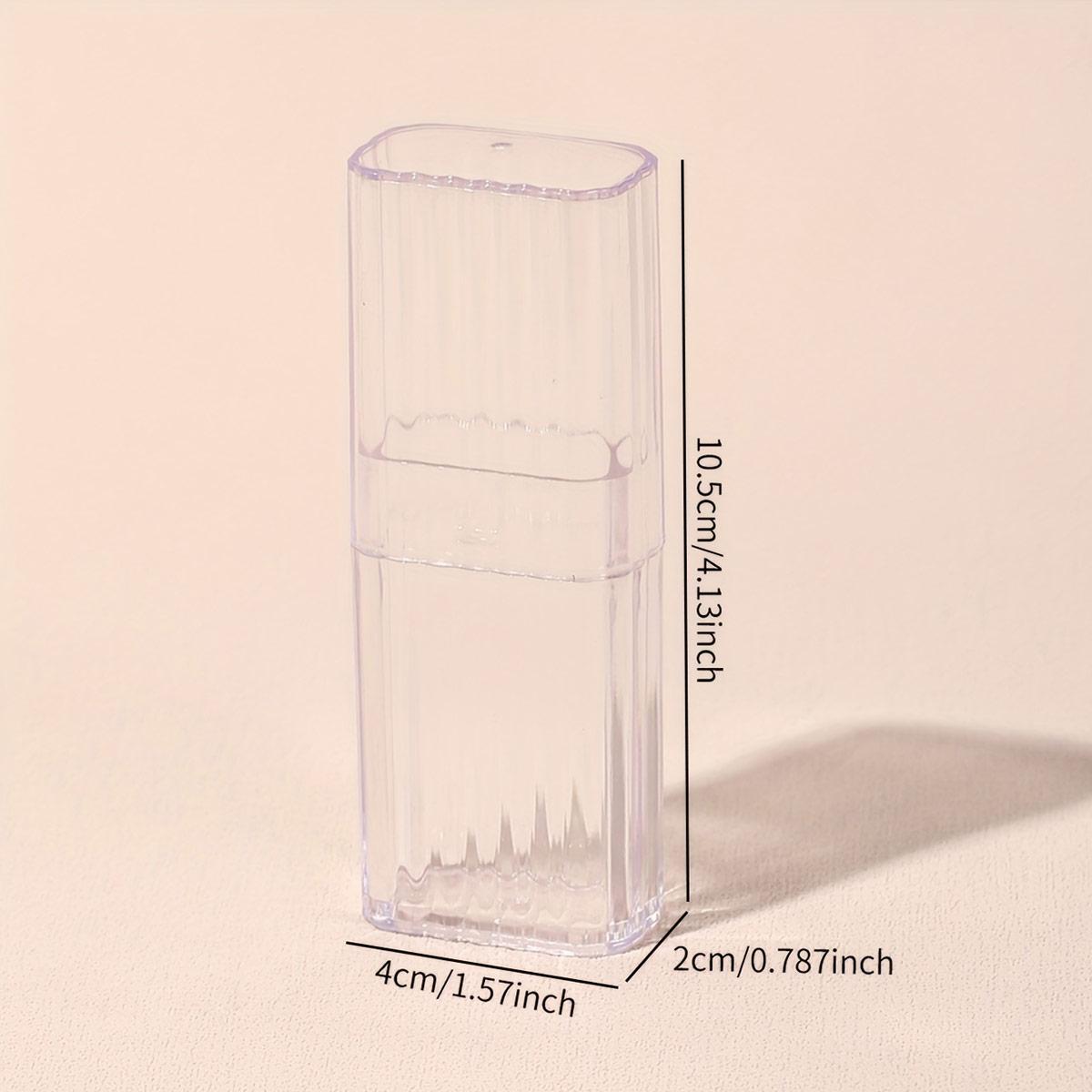 

1pc Transparent mini cotton swab box, band aid box, compact and convenient multifunctional storage box, travel floss box