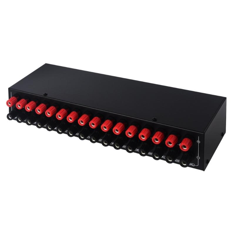 2 In 6 Out Power Amplifiers Loudspeaker Box Switcher 6 Channel Speaker Distribution Device Loudspeaker Switching Amplifi