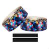 Mountain Bike Handlebar Tapes EVA, Anti Vibrati Adhesive with Bar Plugs Shockproof Sweat Absorbing