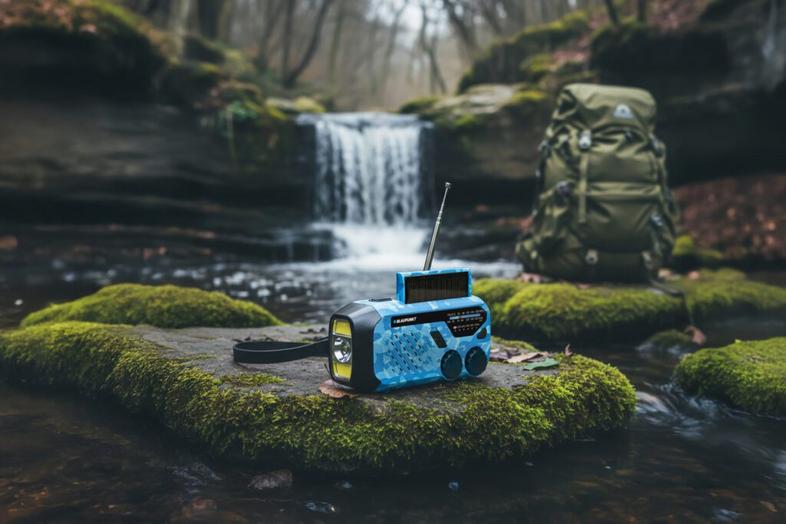Blaupunkt ER10BC Survival Radio, Blue-Black