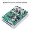 DC 12-36V 15A 500W Brushless Hall Free Motor Driver Board Motor Foward Reverse Speed Controller Control Switch Module