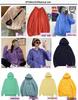 Plus Size Solid Color Korean Style Hooded Sweatshirt - Loose Mid-Length Pocket Jacket for Autumn/Winter