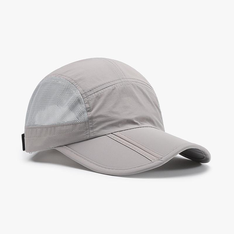 None Unisex Adjustable Sun Hat With Breathable Polyester And Curved Visor For Outdoor Activities