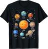 Solar System Planets Space Science Astronomy for Kids T-Shirt