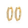 Punk Spike Rivet Hoop Earrings For Women Stainless Steel Huggie Earrings Ear Cuff Piercing Earring Gothic Jewelry Accessories