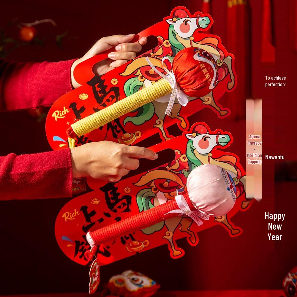 2026 New Year Mugwort Health Hammer: Team Building Gift for Employees
