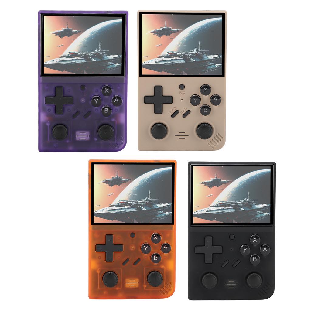Handheld Retro Spielekonsole 3,5 Zoll IPS Bildschirm Open Source Tragbare Videospielkonsole mit Dual 3D