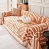 Bohemia Sofa Blanket Thicken Chenille Sofa Mat for Living Room Anti-scratch Geometric Printed Couch Protection Cover Home Decor