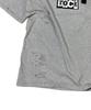 SK8ER ROCK Rock Cross Destroyed T-Shirt ((Melange Gray))