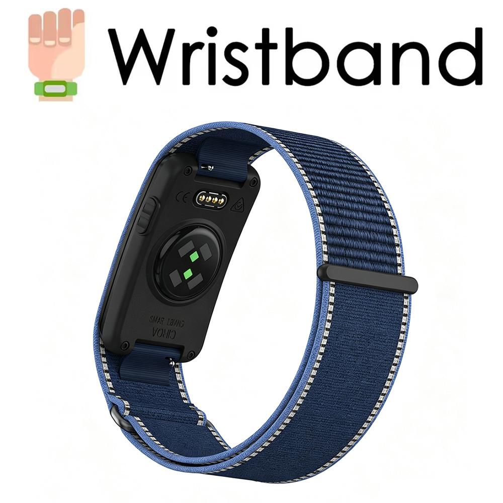 Premium Custom Nylon-Schlaufe Ersatzarmband Verstellbares Handgelenk Oberarm Bizeps Armband Zubehör für Garmin CIRQA Smart Band