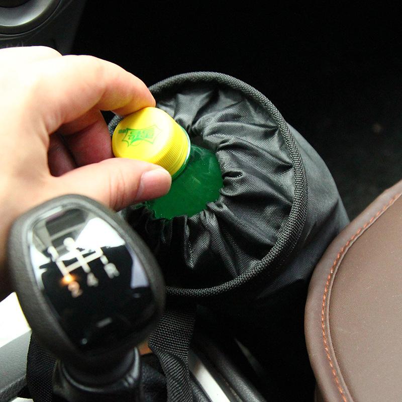 Portable Car Garbage Bag Dustbin Leak-proof Dust Holder Case Box Car Styling Sundries Holder Organizer Pocket Bags Trash
