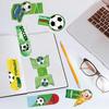 30Pcs Football Paper Bookmarks for Book Lover Writer Teacher Student Reading Bookmarks Book Page Divider for Reading