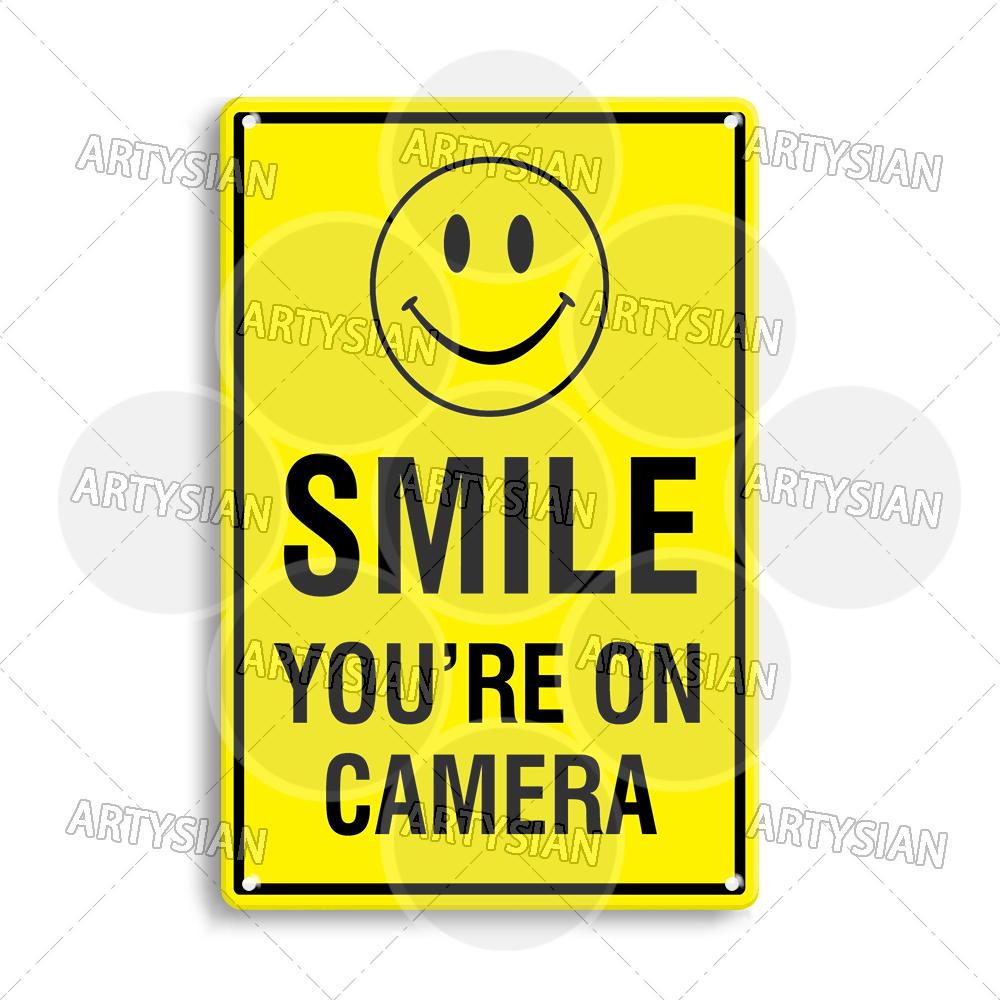 CCTV Surveillance Metal Sign Shop Security Plaque Camera Monitoring Shoplifting Warning Crime Deterren Safety Alert 24-Hour