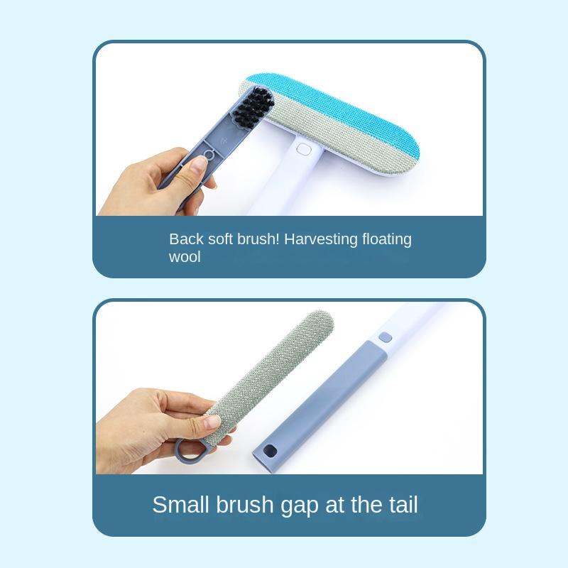 Multi-Functional Plastic Pet Brush Eco-Friendly Artifact for Cat and Dog Hair Removal On Sofa Wool Carpet