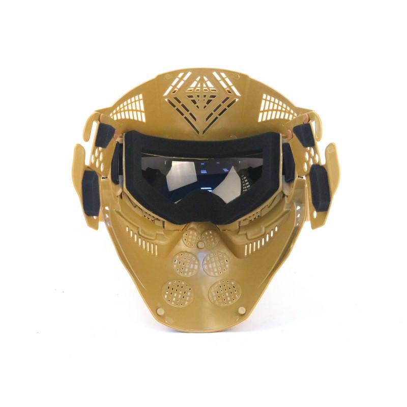 Transformers K1 Tactical Grey Full Face Paintball Mask with PC Lens