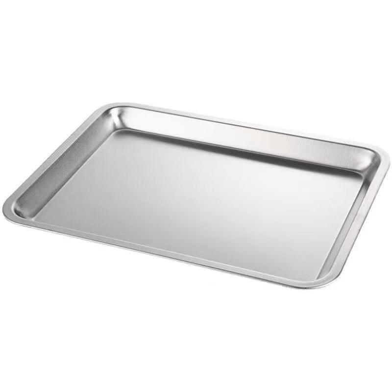Qinjibao Stainless Steel Rectangular Multi-purpose Tray