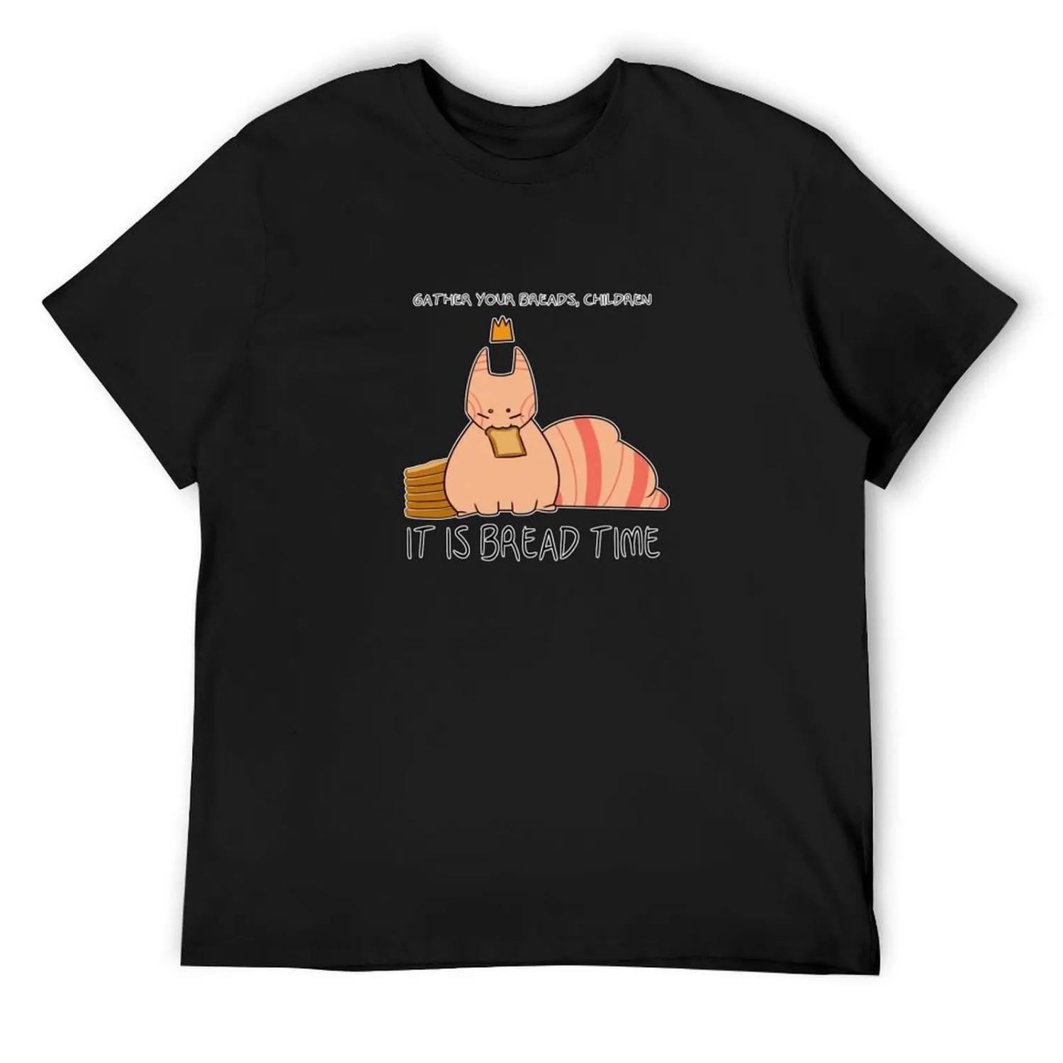 BREAD TIME T-Shirt sublime tees summer shirt anime plus size men clothing S