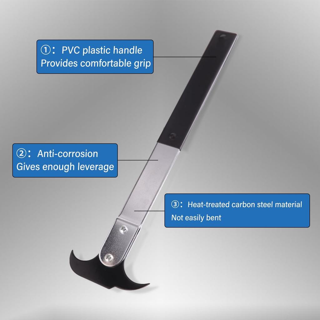 Seal Puller, Dual Hook Tip Designed Heavy-Duty Tool For Oil And Grease Seals Removal