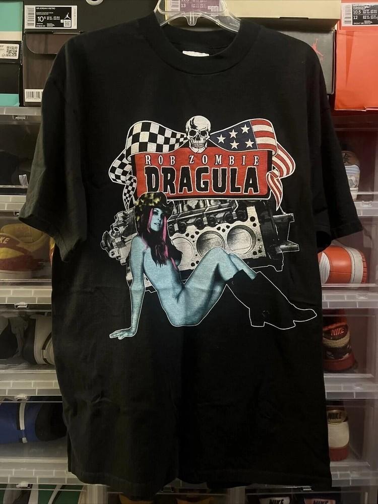 

1998 Rob Zombie Dragula Black Short Sleeve Unisex Shirt Reprint M456 Unisex T-Shirt XXXXL
