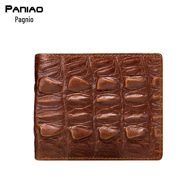 

Мужской европейский и американский повседневный кожаный кошелек с тиснением под крокодила и множеством отделений для карт