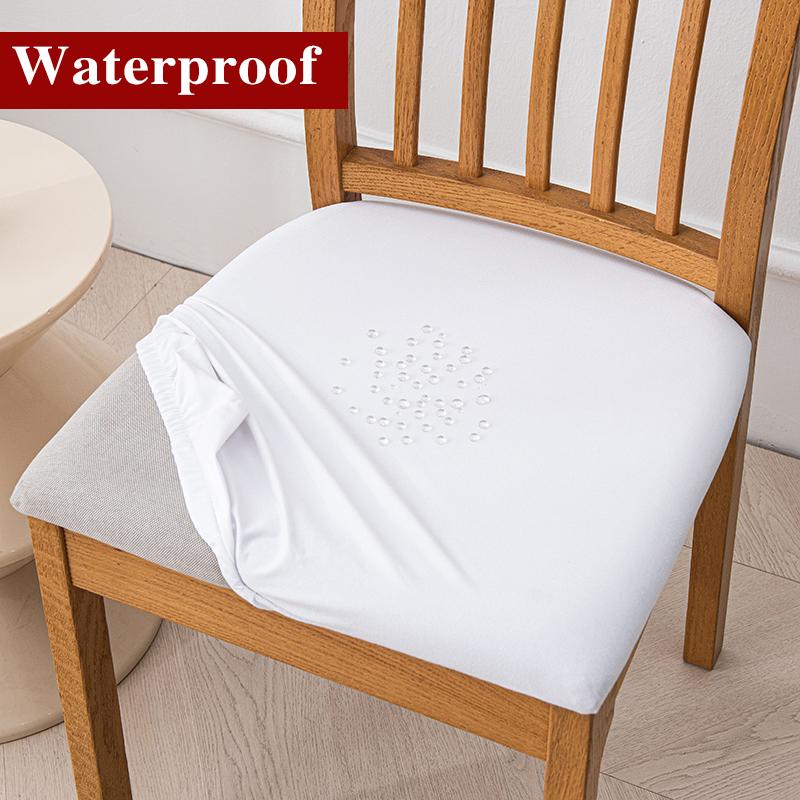 Αδιάβροχο Κάλυμμα Καθίσματος Καρέκλας για Τραπεζαρία Ελαστικό Προστατευτικό Επίπλων Κάλυμμα Καρέκλας Τραπεζαρίας για Κουζίνα Εστιατόριο Γραφείο Δεξίωση