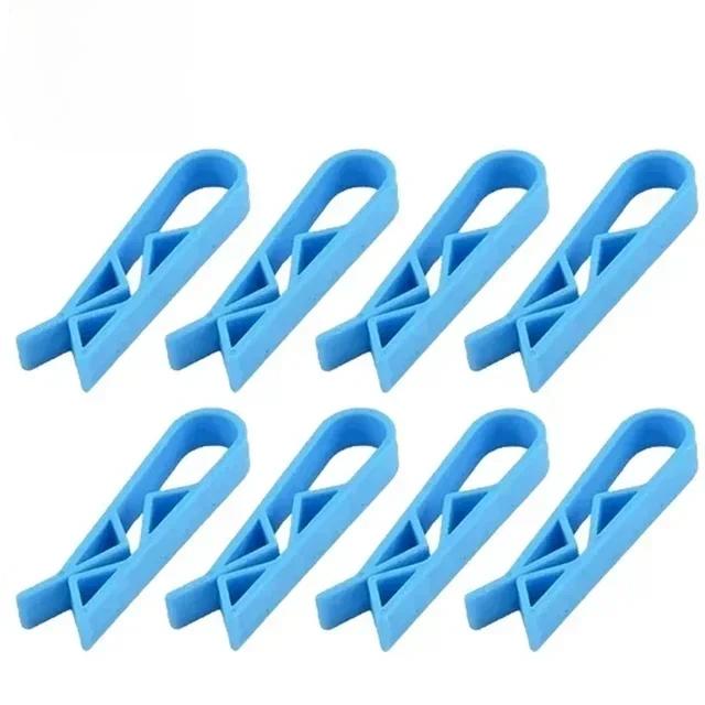 

Зажимы для мусорных мешков Практичный противоскользящий держатель для мусорных мешков Зажим для фиксации мусорной корзины Инструменты для запечатывания пакетов для закусок 10PCS