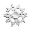 Multi Functional 23 in One Fingertip Gyro Decompression Toy Snowflake Wrench Portable Outdoor Combination Maintenance Tool