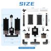 Aquarium Filter for Aquarium Fish Tank Air Pump Skimmer Biochemical Sponge Filter Sponge Clean Water Circulation Fish Farming 3W