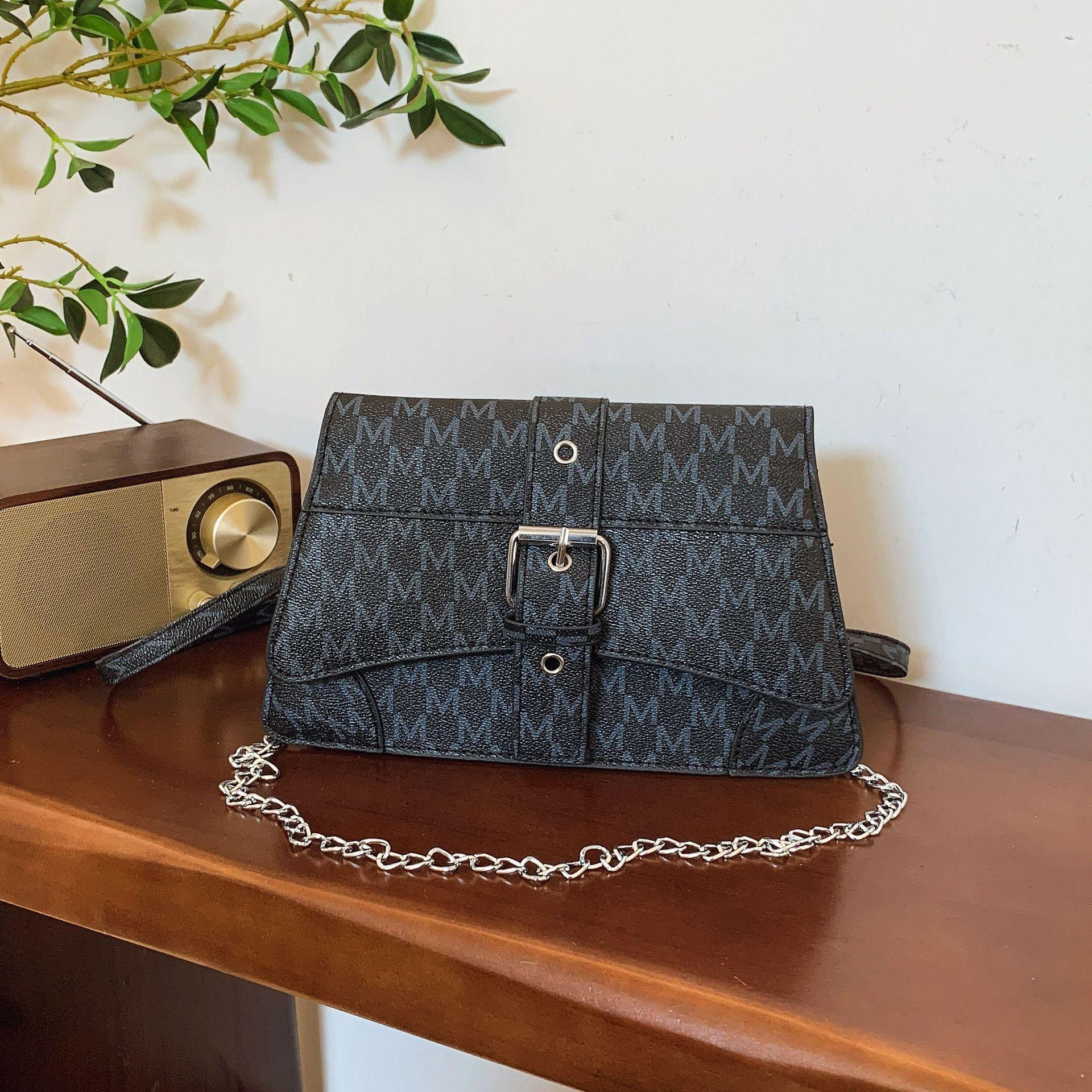 

Ретро женская сумка новая цепочка маленькая квадратная сумка женская сумка-мессенджер сумка на плечо чёрный