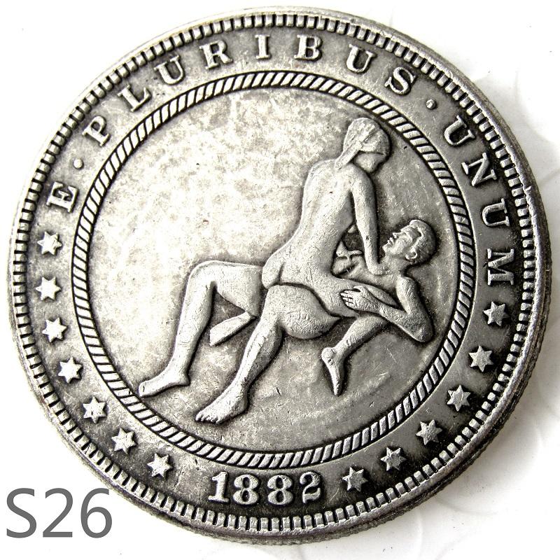 Funny Sexy Sex Make Love Lover Commemorative Coin Souvenir