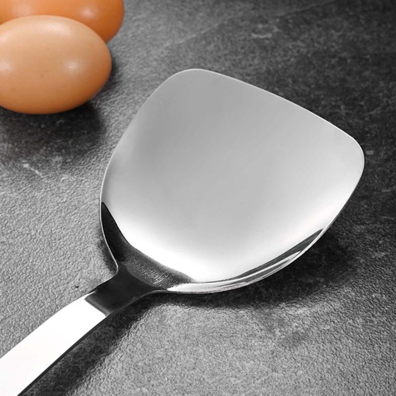 Kitchen Spatula for Sauteing and Flipping Metal Cooking Utensils Universal Cooking Spatula / Ladle