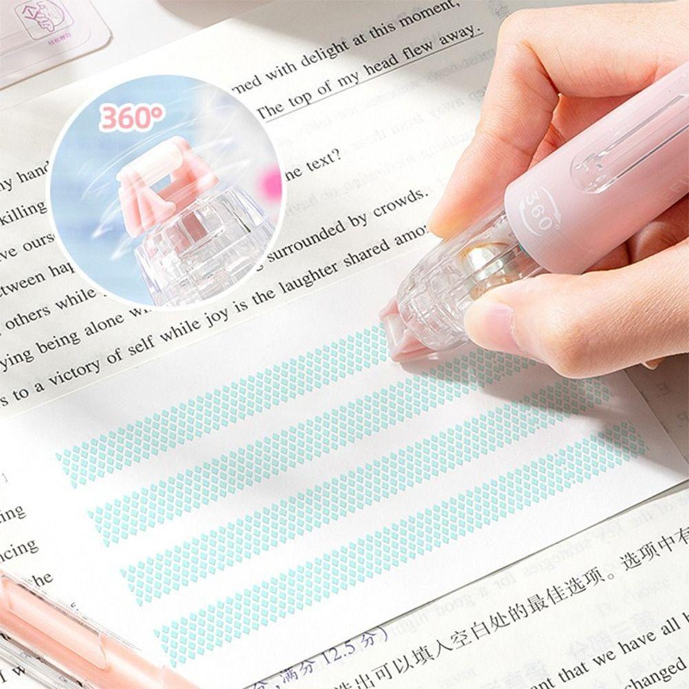 DIY Scrapbooking Glue Tape Press Type Rolling Glue Tape Glue Tape Pen  Student Stationery