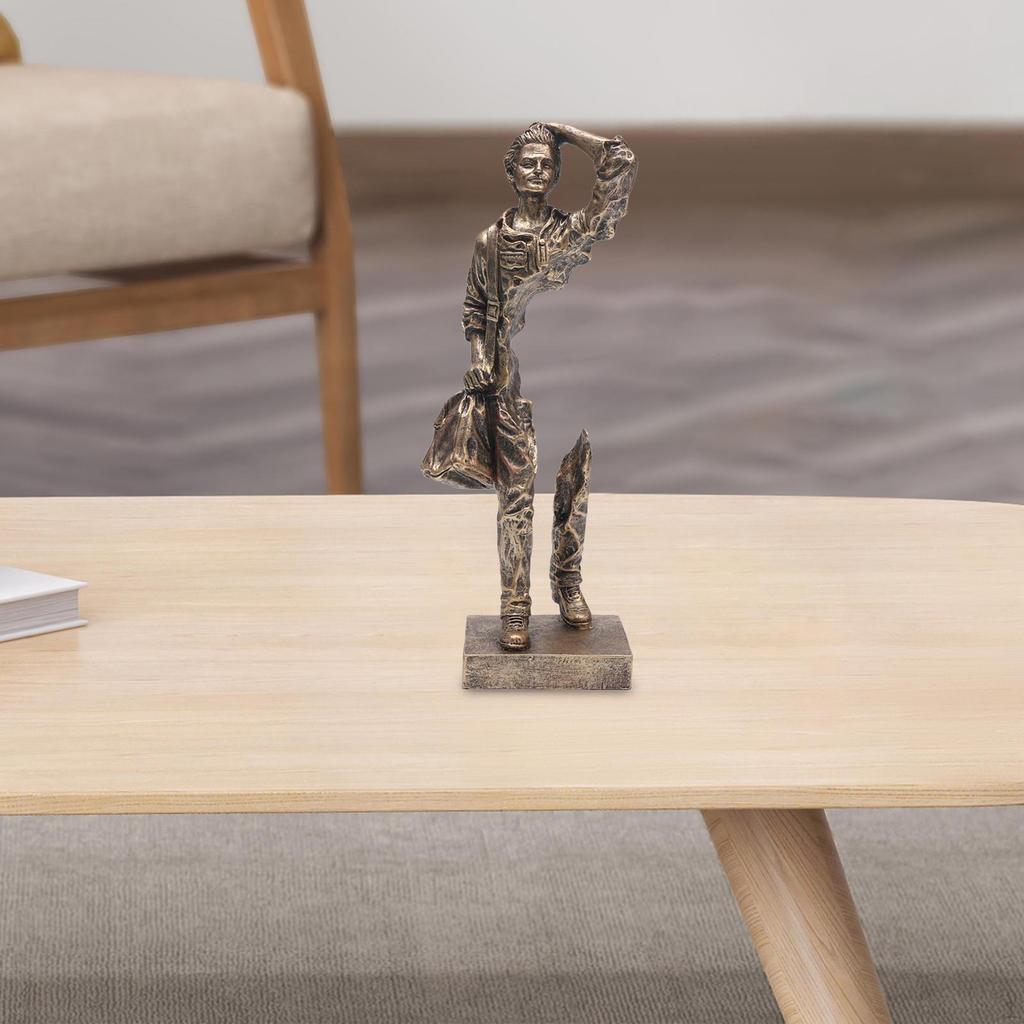 Creative Figure Statue Abstract Character Figurine Adornment Modern Art Decoration Tabletop Ornament