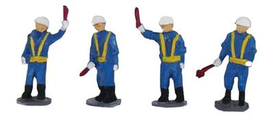 Tsugawa Yoko N Gauge Railway Worker Evacuation Set of 4 Railway Model Supplies NF-15