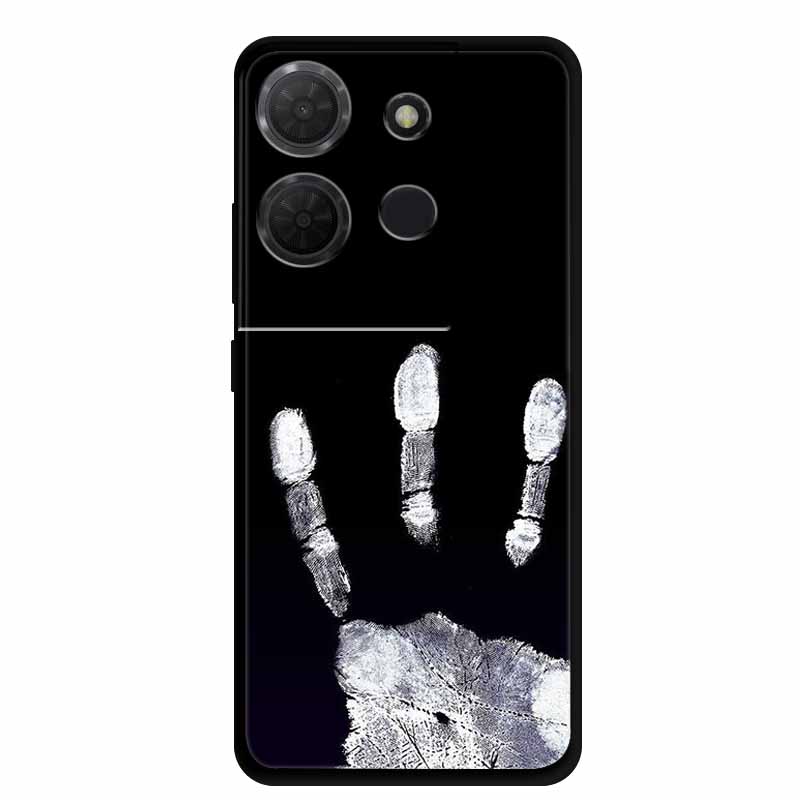 Cover For TCL 503 TPU Silicone Phone Case Flower Blossoms Para Capa Bumper Funda TCL503 Soft Protector Fashion Shockproof Bumper