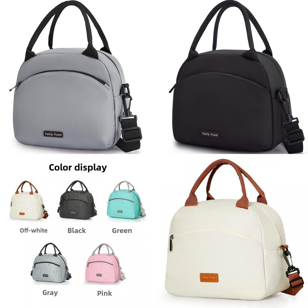 Oxford Cloth Lunch Bag With Insulation For Office Commuters And Casual Outings