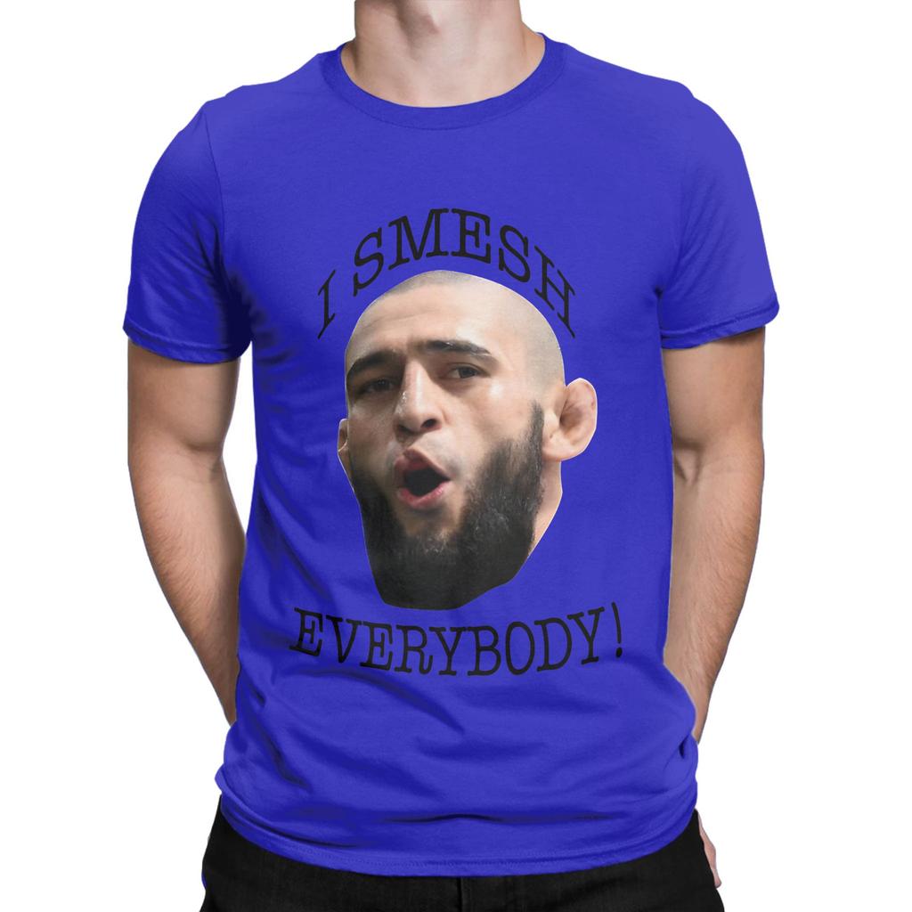 Khamzat Chimaevs Unisex T Shirts Vintage Tees Short Sleeve Round Neck TShirt 100 Cotton 4XL 5XL Clothes