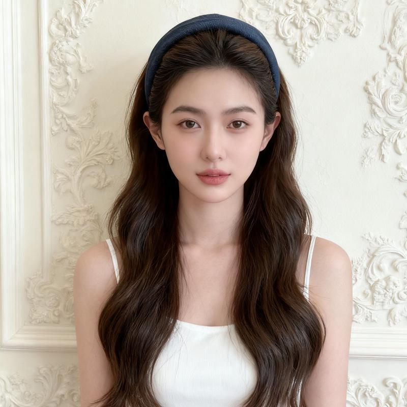 2025 Trendy Korean Wide-Brimmed Headband for Women - Fresh Style Hair Accessory
