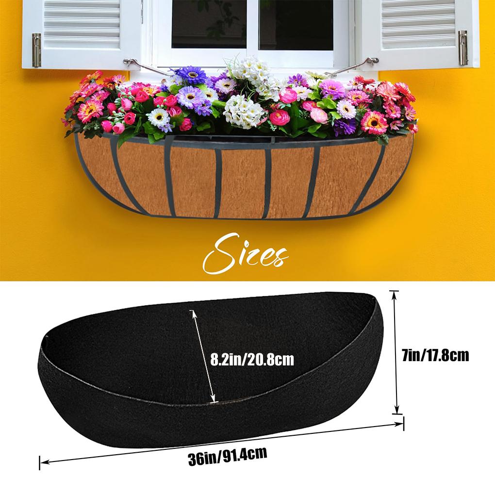 3pcs Fabric Replacement Liners For Garden Troughs Pack Of 3 Replacement Non-woven Liner Plant Liner