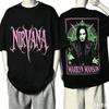 Marilyn Unisexson For Fan Gift Tshirt Unisex Unisex Harajuku Oversized Unisex Short Sleeve Streetwear High Quality Couples Soft Tees