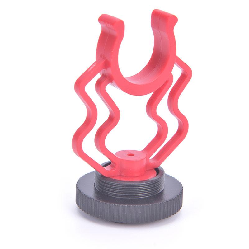 Universal Shock Mount Cold Shoe Mount Adapter Abs Plastic Microphone