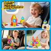 Magnetic Building Blocks Construction Set DIY Montessori Sensory Educational Toy For Boys Girls Kids Gift 26/38PCS With Iron Box