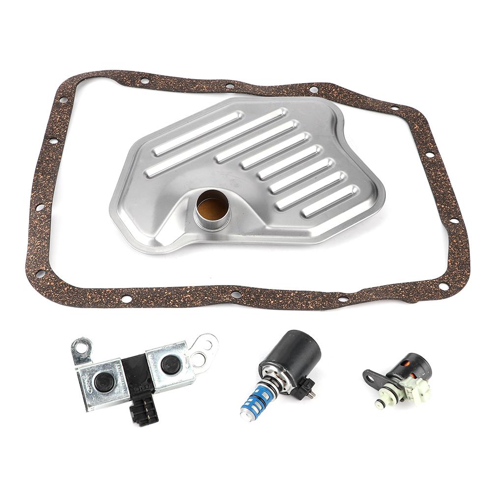 Neoglint Unisex 4R70w Aode Automatic Transmission Solenoid Filter Kit Epc Tcc Lockup Shift Fit For Ford Lincoln